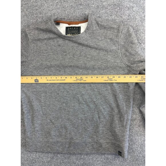 Jachs New York Shirt Men's Large Gray Long Sleeve Crew Heavy Knit Camping - Picture 5 of 7